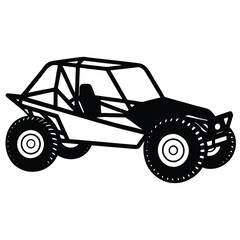 Obraz premium Custom Dune Buggy Vector Illustration for Extreme Off-Road Adventures