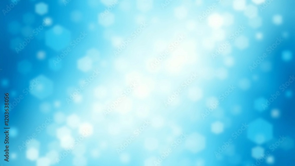 Poster abstract light blue background with futuristic hexagons loop seamless animated technology backdrop