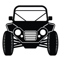 Custom Dune Buggy Vector Illustration  for Extreme Off-Road Adventures
