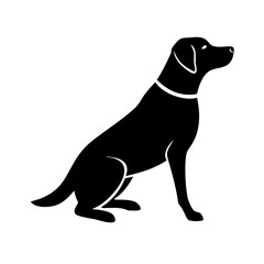 Cute and professional dog icon, suitable for digital interfaces, promotional materials, and animal-loving communities.