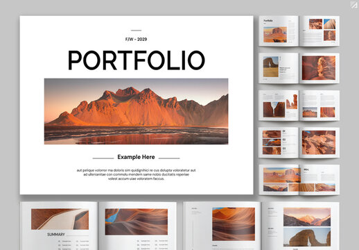 Minimal Portfolio Layout