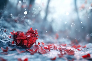 "Vibrant and Colorful Heart Wallpapers for a Joyous Valentine's Day Celebration"