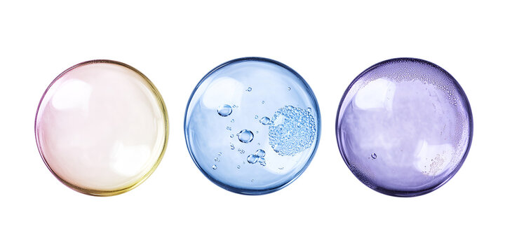 Isolated round water drop glass ball