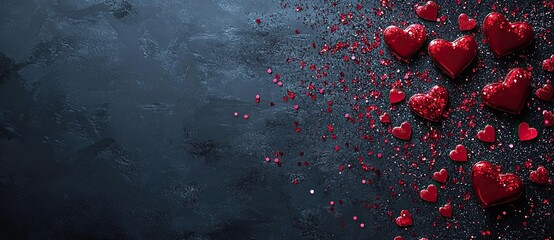 "Vibrant and Colorful Heart Wallpapers for a Joyous Valentine's Day Celebration"