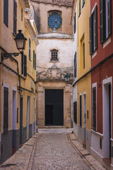 In the centre of Ciutadella