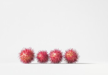 Red Spiky Fruits,