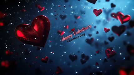 "Vibrant and Colorful Heart Wallpapers for a Joyous Valentine's Day Celebration"