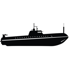 Obraz premium silhouette of a submarine