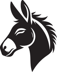 illustration of a donkey