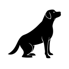 Cute and professional dog icon, suitable for digital interfaces, promotional materials, and animal-loving communities.