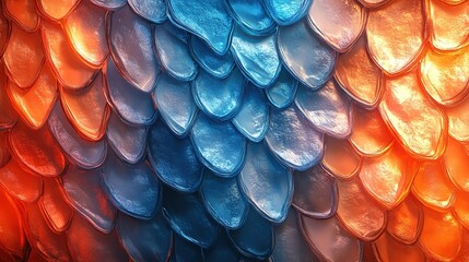 Vibrant scales displaying colorful patterns underwater environment macro photography artistic viewpoint nature concept