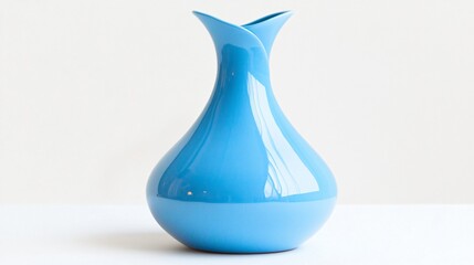 Elegant Light Blue Ceramic Vase Modern Home Decor