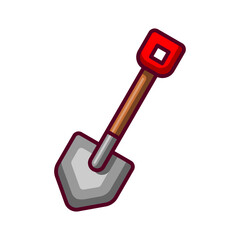 shovel isolated on white