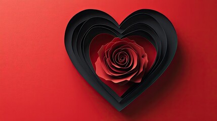 "Beautiful Valentine's Day Heart Wallpaper with Colorful Flowers for a Romantic Celebration"