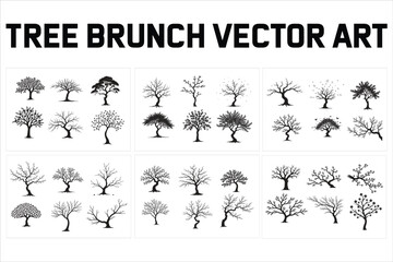 tree vector silhouette 
