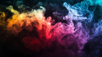 Fototapeta premium Abstract Colorful Vape Wallpaper. Colorful Background. Created by Generative 