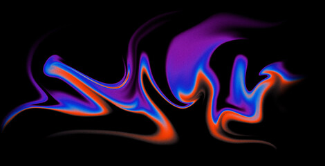 4K Beautiful color gradient background with noise. Abstract pastel holographic blurred grainy...