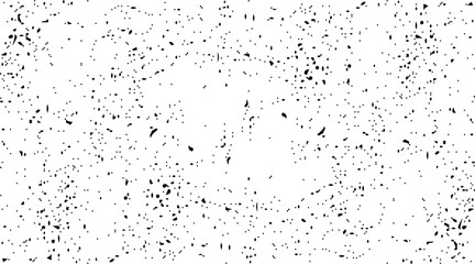 Black grainy texture isolated on white background. Distress overlay textured. Grunge design elements. Vector illustration eps 10.