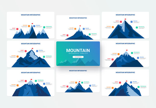 Mountain Infographic Presentation Template