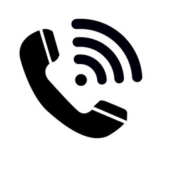 phone call illustration vector icon
