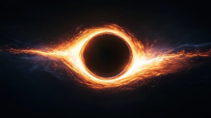 Cosmic Phenomenon of Black Hole Surrounded by Fiery Energy Waves