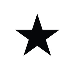 black star vector