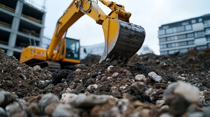 Obraz premium Yellow exorm on a plain background showcasing sleek design and modern aesthetics in minimalistic style