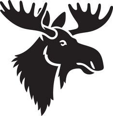 moose head vector