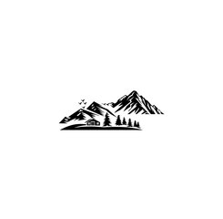 pyramid of the mountains vector png