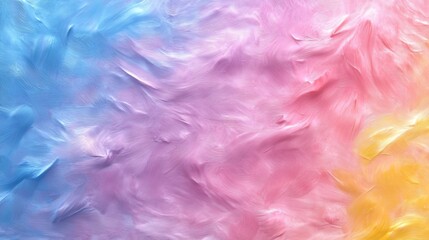 Fototapeta premium pink and blue feathers