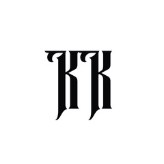 KK monogram logo design letter text name symbol monochrome logotype alphabet character simple logo