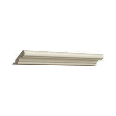 3d render of cornice, profile, cornice concept