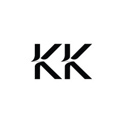 KK monogram logo design letter text name symbol monochrome logotype alphabet character simple logo