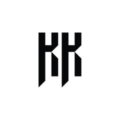 KK monogram logo design letter text name symbol monochrome logotype alphabet character simple logo