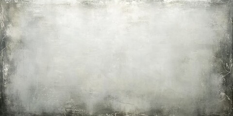 Fototapeta premium A large blank gray canvas with a grungy texture and stains, ideal for adding text or images. 