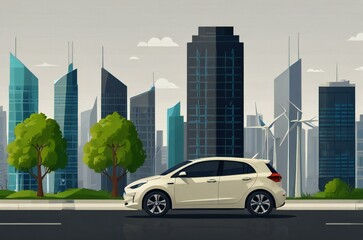 city street in the city