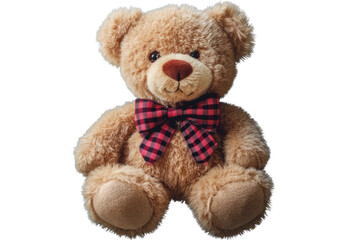 Obraz premium toy teddy isolated on white background 