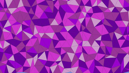 Purple - Geometric Triangular Background Pattern
