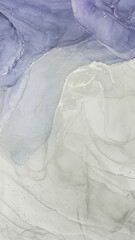 Abstract alcohol ink artwork featuring soft purple and white swirls with flowing textures