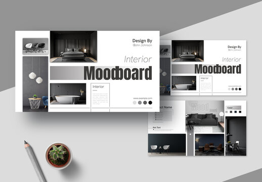 Minimal Interior Mood Board
