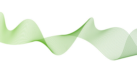 Abstract green waves background,Abstract green wavy lines,Shining green wave lines pattern for banner, wallpaper, banner, backdrop. Vector illustration of soft dynamic swoosh,