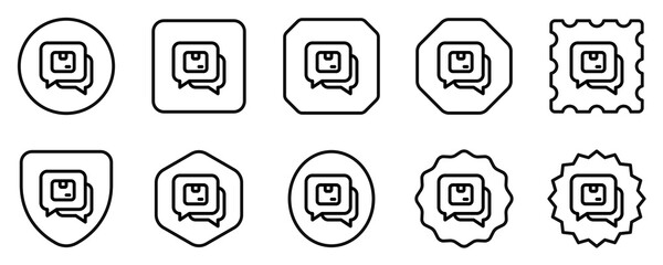 Editable delivery customer support vector icon. Shipping, delivery, e-commerce, logistics. Part of a big icon set family. Perfect for web and app interfaces, presentations, infographics, etc