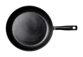 Frying pan on a white background. isolated background.