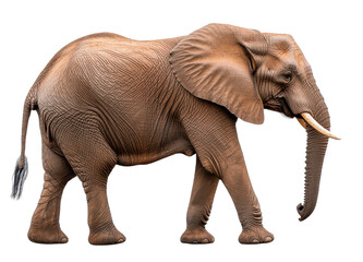 Fototapeta premium Majestic elephant walking gracefully in nature.