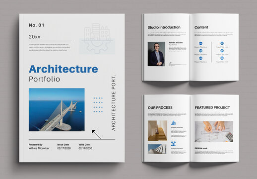 Architecture Portfolio  Layout