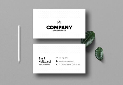 Clean Business Card