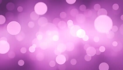 Abstract Purple Bokeh Background with Light Circles