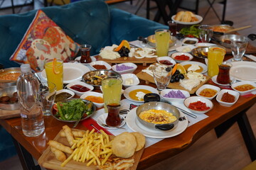 table setting for a dinner