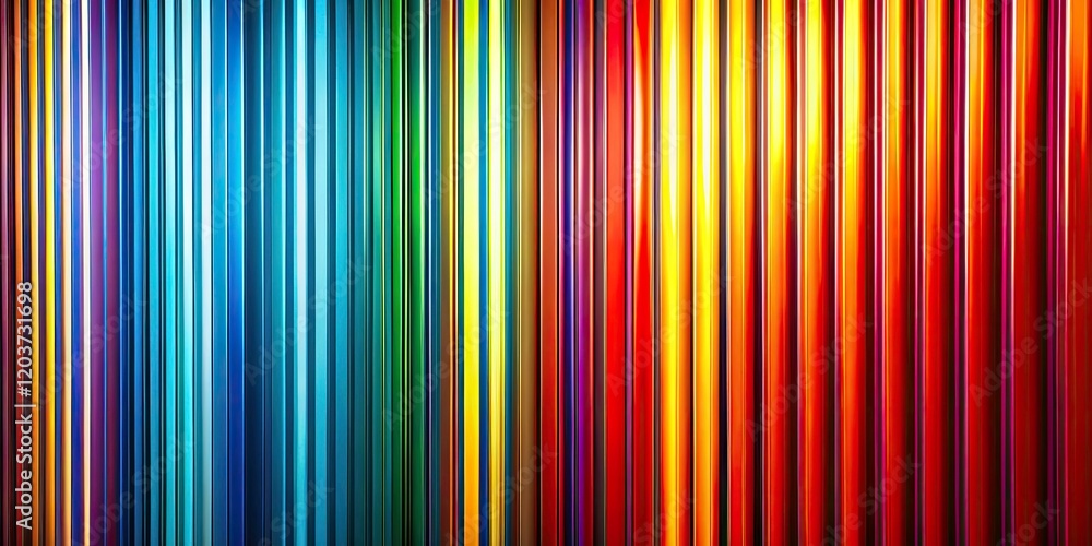 Poster striped background pattern lines vertical closeup - abstract backbone with bright stripes in low lig