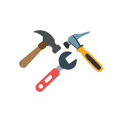 hammer and screwdriver